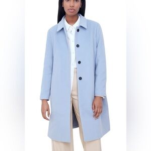 Country Road wool angora trench coat preppy chic classic minimalist fall winter